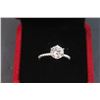 Image 2 : ^ 2ct. GRA Certified Round Brilliant Cut Moissanite Stone VVS D Color w/(18) Round Brilliant Cut Cub