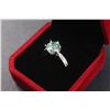 Image 2 : ^ 2ct. GRA Certified Round Brilliant Cut Moissanite Stone VVS Blue Color w/ (24) Round Brilliant Cut