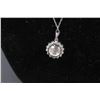 Image 4 : ^ 3ct. GRA Certified Round Brilliant Cut Moissanite Stone VVS D Color Set in Center of Round Shaped 