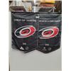 Image 1 : (2) Stanley Cup Champions Carolina Hurricanes 2006 Flags - 23" x 35"