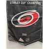 Image 2 : (2) Stanley Cup Champions Carolina Hurricanes 2006 Flags - 23" x 35"