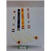 Image 1 : (4) Mini Hockey Sticks - Esso Brand - USA, Canada, USSR, CSFR