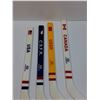 Image 2 : (4) Mini Hockey Sticks - Esso Brand - USA, Canada, USSR, CSFR