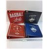 Image 1 : (4) Baseball Trading Cards Binders
