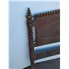 Image 2 : *** Antique Wooden Headboard - Some Wear - 54.5" Wide x 41.5" Tall - CANNOT SHIP