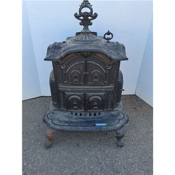 *** McClary Peerless No.25 Antique Cast Iron Wood Stove - 29" x 25.5" x 41" Tall - CANNOT SHIP - As 