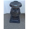 Image 1 : *** Antique McClary Blazer 190 Cast Iron Barrel Style Wood Stove - 20" x 22" x 31.5" - CANNOT SHIP