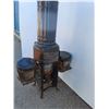 Image 5 : *** Antique Kerosene/Oil Heater w/Glass Canisters - 49" Tall x  25" - CANNOT SHIP, As Is