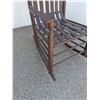 Image 2 : *** Antique Primitive Bent Wood Rocking Chair - Missing Arm - CANNOT SHIP, As Is