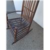 Image 4 : *** Antique Primitive Bent Wood Rocking Chair - Missing Arm - CANNOT SHIP, As Is
