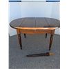 Image 1 : *** English Style Cornish Scrub Kitchen Table - 53" x 40.5" x 29.5" - CANNOT SHIP, As Is