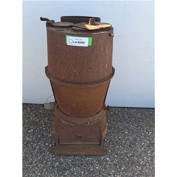 *** Daisy Beatty Bros Ltd. Cast Iron Wood Stove - 22" x 14" - Cannot Ship, As Is