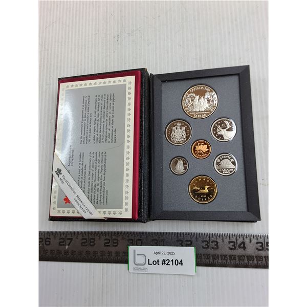 Canadian Mint Book of 1989 Canadian Coins