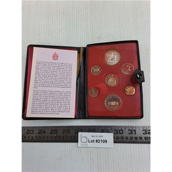 Canadian Mint Book of 1973 Canadian Coins