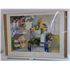 Image 1 : *'The Potting Bench' Framed Painting by Mayte Parsons