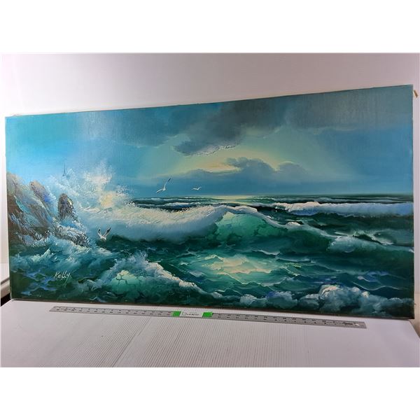 *Ocean & Seagull Painting