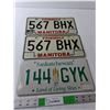Image 1 : (3) License Plates- Saskatchewan/Manitoba
