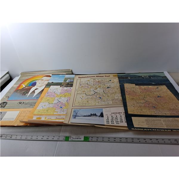 (3) Vintage Calendars- Sask. Wheat Pool & Can. Wildlife Federation