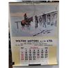 Image 1 : Wilton Motors Calendar- 1980