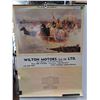 Image 1 : Wilton Motors Poster, Missing Calendar- 1982