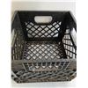Image 2 : *(4) Milk Crates- Cannot Ship 10.75" Tall x 12.75"
