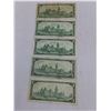 Image 2 : (5) 1967 $1 Canadian currency Notes