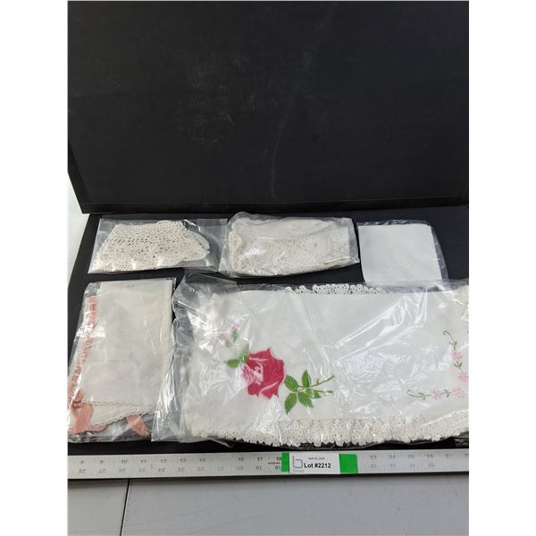 Crochet Items and Napkin/Tablerunner