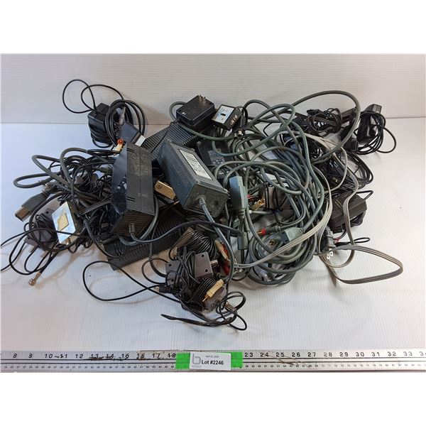 Various Laptop Chargers and Various Cables - As Is