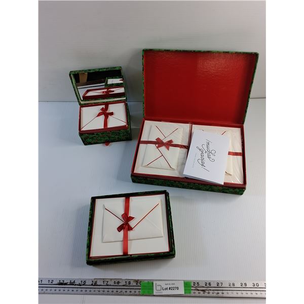 Vintage Christmas Stationary Set