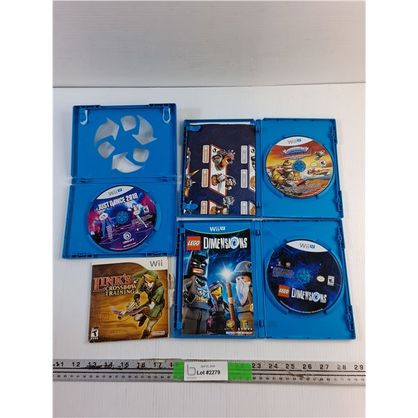 Wii Games - Lego Dimensions, Just Dance and Links Crossbow Training