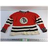 Image 1 : Vintage 1960s Eatin Truline Chicago Blackhawks Youth Hockey Jersey - Authentic