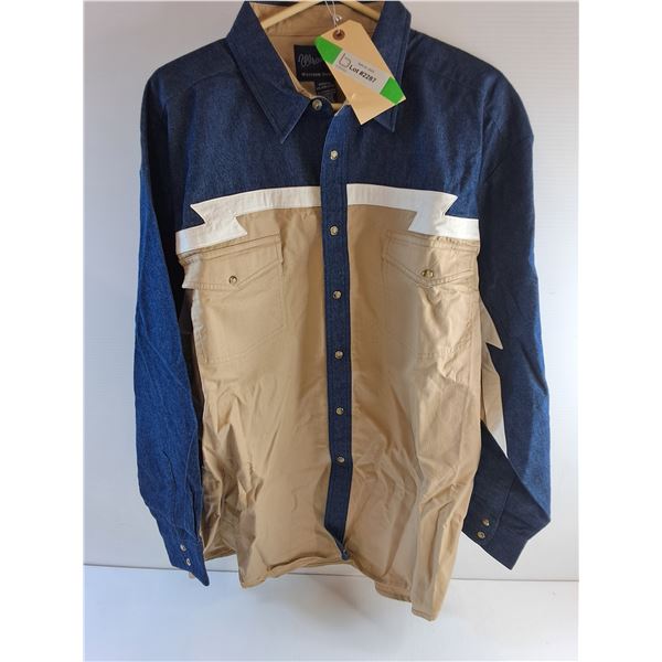 *Vintage Wrangler Western Cowboy XXL Long Sleeve Shirt - Brand New with Tags