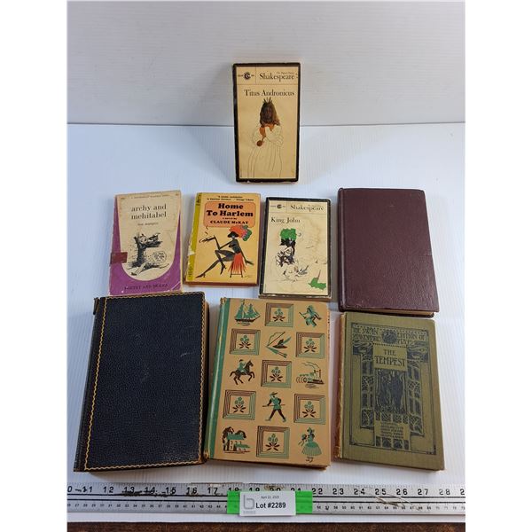 (8) Books - Short Stories 2, Shakespeare and Home to Harlem