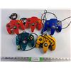Image 1 : (5) Gaming Controllers - As Is
