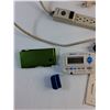 Image 3 : Power Bar, Call Waiting Caller ID System, D Link Router and Misc