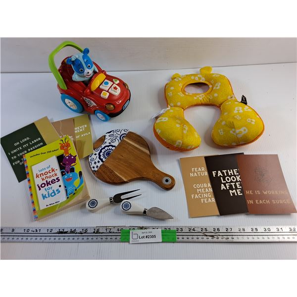 Kids Neck Pillow, Kids Toy, Knock Knock Jokes Book and Misc