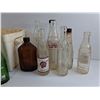 Image 2 : Vintage Pop Beverage Bottles and Plastic Container