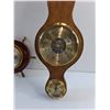 Image 3 : (2) Wall Hanging Barometer/Thermometers