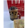 Image 2 : Coca Cola Bottle Crate, Wall Hanging Towel Holder, Knife & Cake Spatula and Vintage Propane Heater