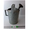 Image 1 : Vintage Galvanized Watering Can 14" Tall