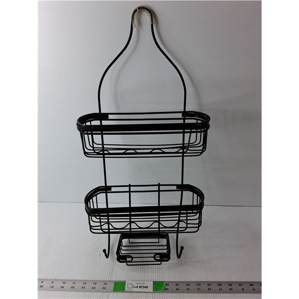 Metal Black Shower Organizer