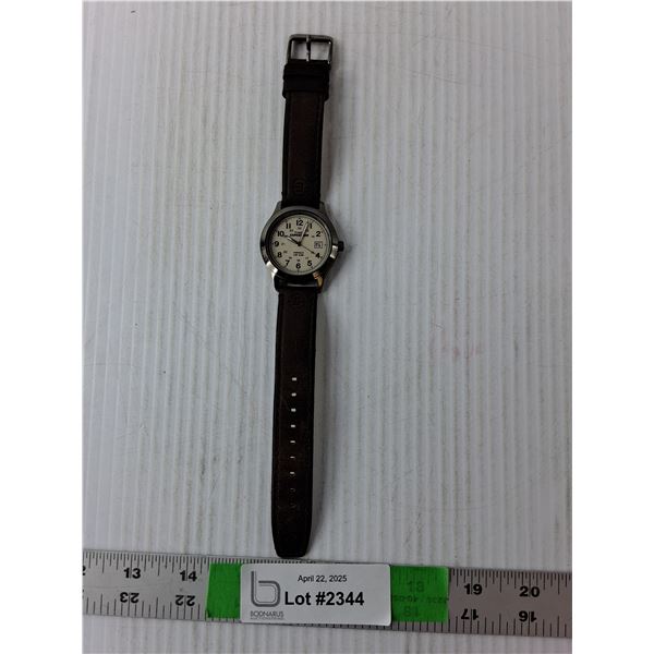 Timex Watch with Leather Band, Working