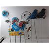 Image 2 : (10) Metal Lawn Ornaments with Stakes