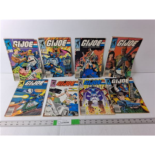 (8) Vintage G.I. Joe Comics