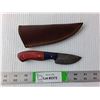 Image 1 : Wood Knife with Case 6.25" Long