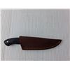 Image 2 : Black Wood Knife with Case 6.75" Long