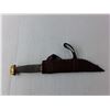 Image 2 : Viking Style Knife with Metal Handle & Case 15" Long
