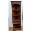 Image 1 : *Wood Corner Bookshelf with Decorative Drawer, Cannot Ship