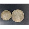 Image 2 : (2) United States Coins, One Dollar-1922 & Half Dollar- 1964