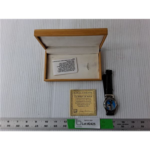 'The Ironman' Cal Ripken Jr. Watch and Case